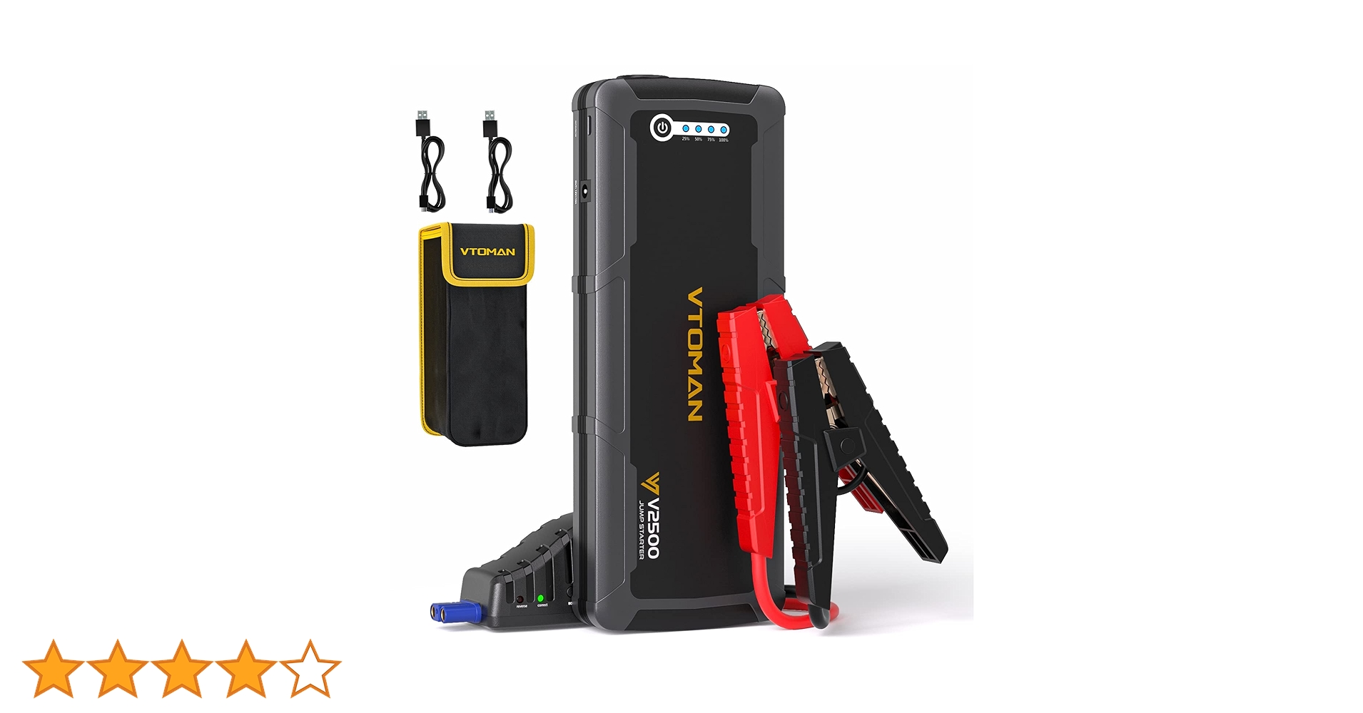 Amazon | VTOMAN ジャンプスターター 車用エンジンスターター